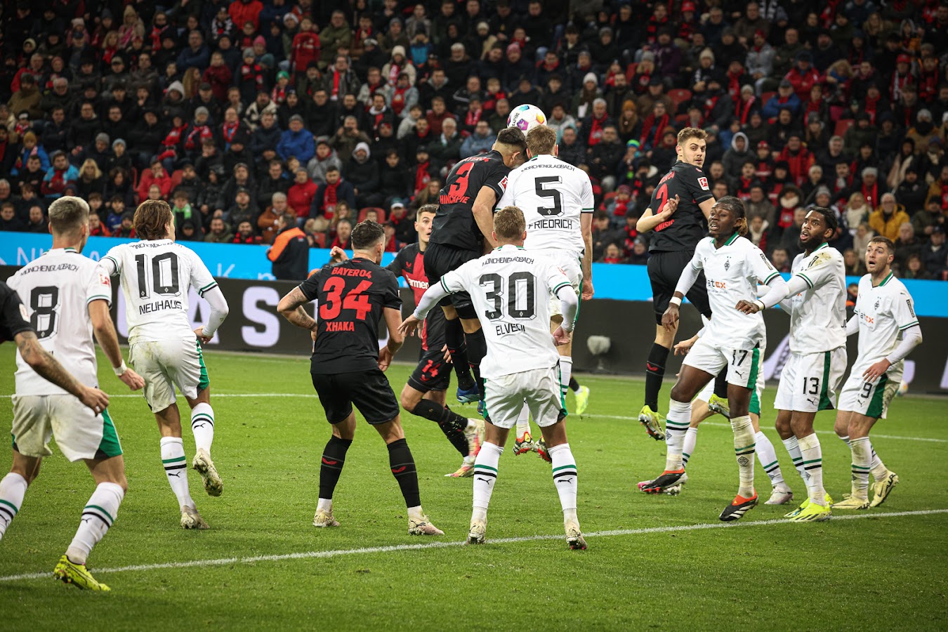 Bayer Leverkusen gegen Gladbach