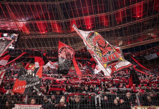 Fans von Bayer 04 Leverkusen