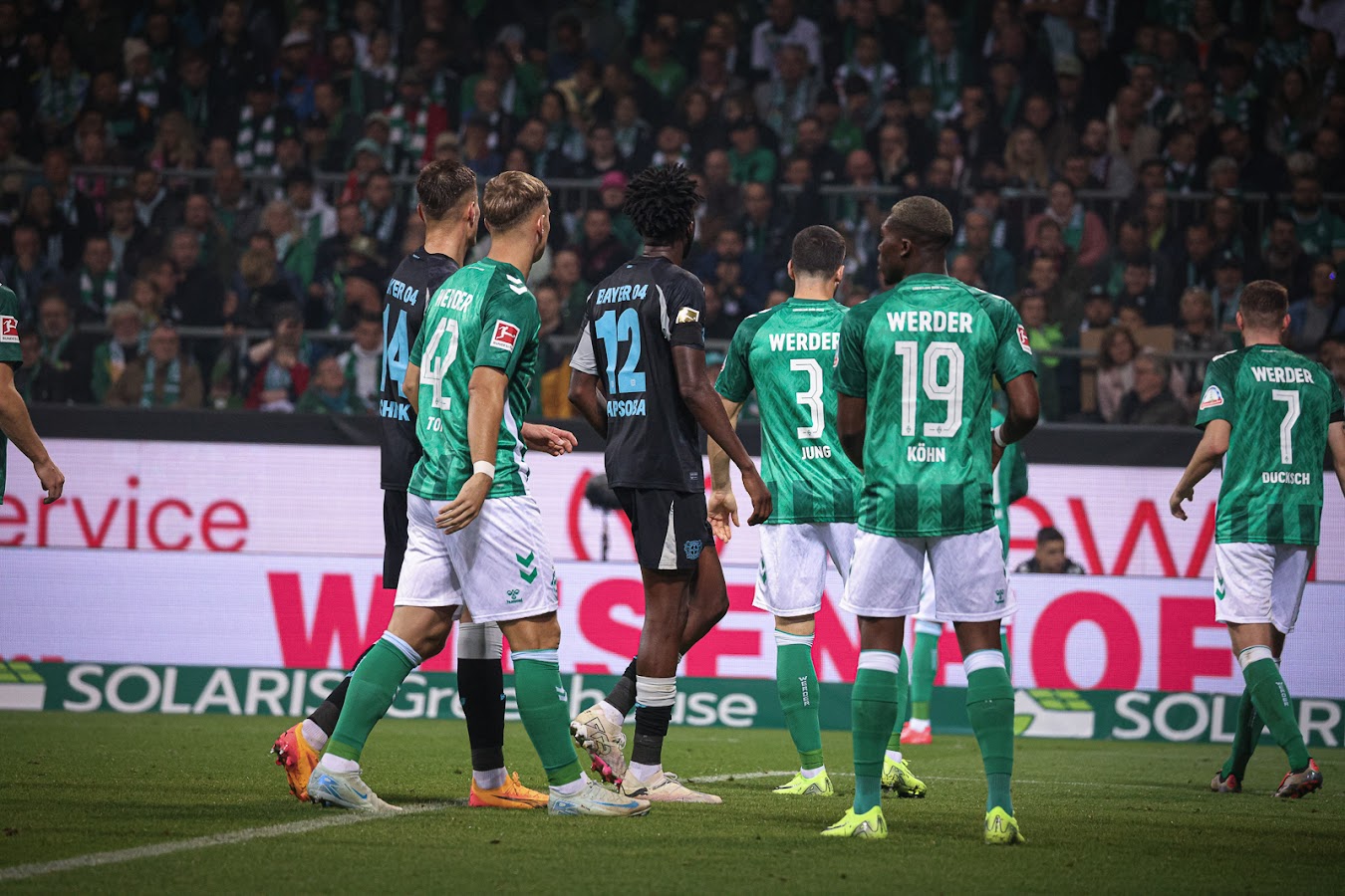 Werder Bremen gegen Bayer 04 Leverkusen